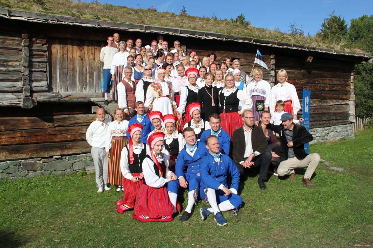 „Eesti 100“ raames tegid eestlased Sverresborgi muuseumis Tondheimis ajalugu