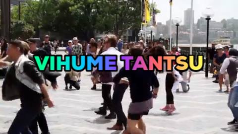 Ühistantsimine Sydney kesklinnas