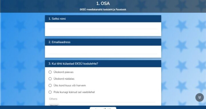 Eesti Kultuuriseltside Ühenduse arengukava küsimustik