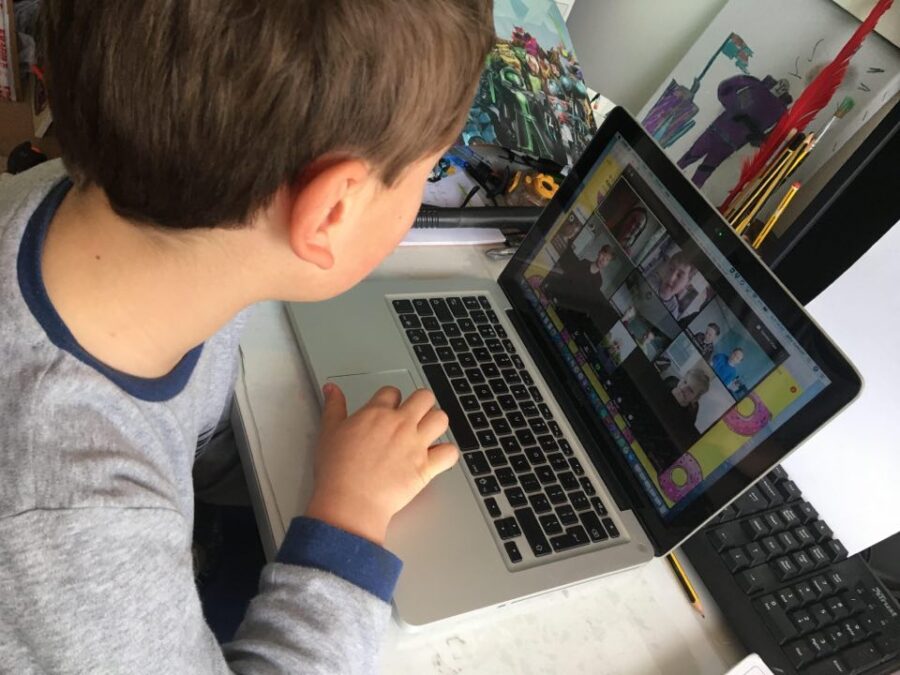 Londonis kasutavad eesti lapsed edukalt Zoom keskkonda