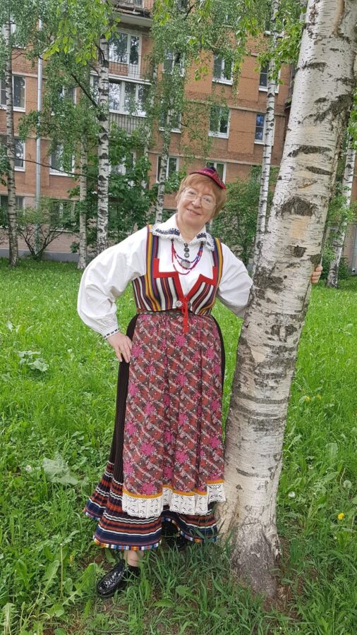Rahvariiete tuulutamise päevaks, tervitus Peterburist