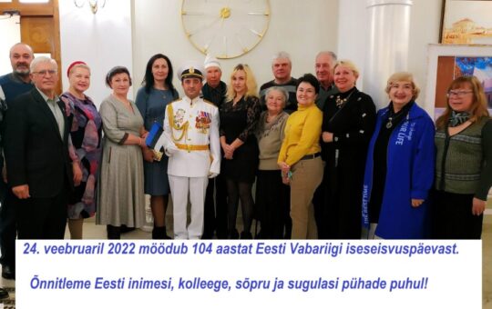 Krimmi eestlaste tervitus vabariigi aastapäeva puhul