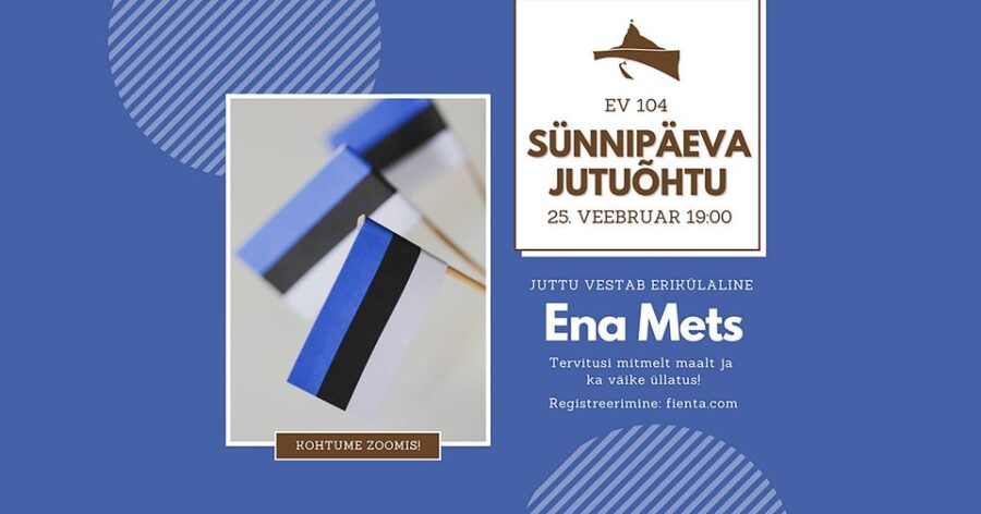 EV 104- Sünnipäeva jutuõhtu EV 104- Sünnipäeva jutuõhtu