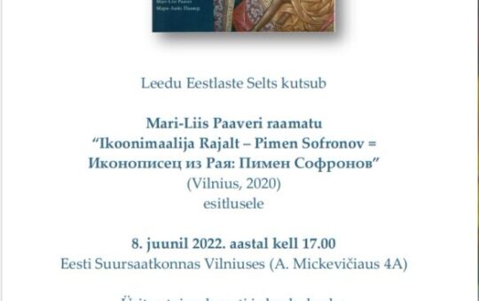 Eestlased Leedus — ikoonimaalija Rajalt