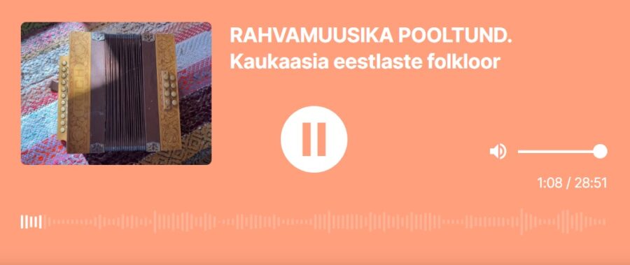 Kaukaasia eestlaste folkloor Kaukaasia eestlaste folkloor