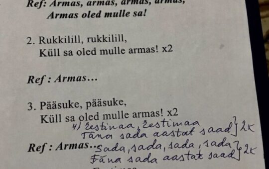 Eestikeelne laul Nalchikis