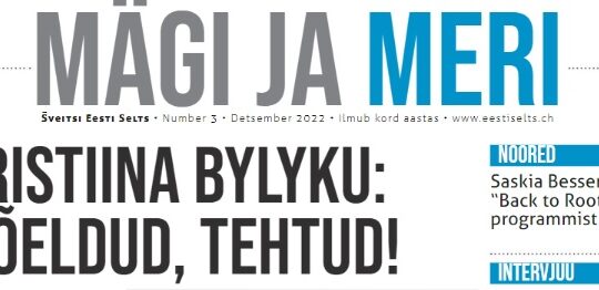 Mägi ja meri. Šveitsi seltsi aastaleht