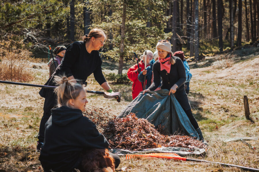Ruhnu rahvas pidas kevadtalguid Ruhnu rahvas pidas kevadtalguid
