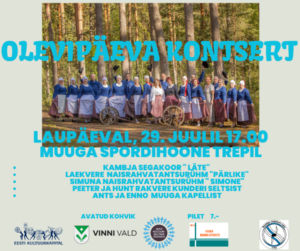 Kambja segakoor Läte annab Muugas kontserdi
