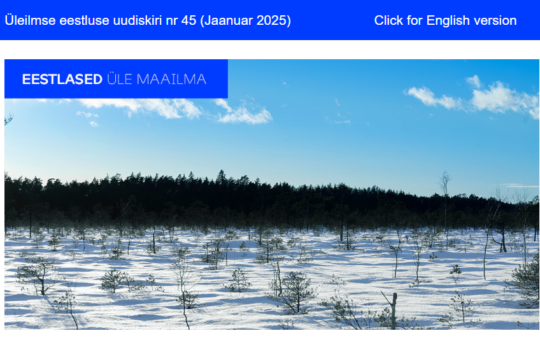 Üleilmse eestluse jaanuari kuukiri