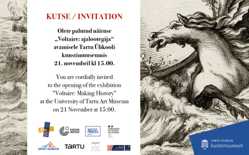 Suurepärane näitus prantsuse korüfeest Voltaire’ist