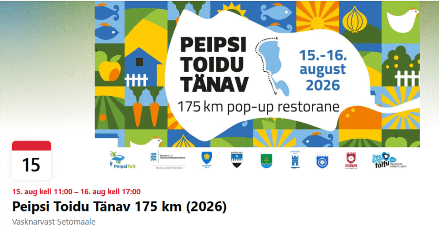 Peipsi Toidu Tänav 2026